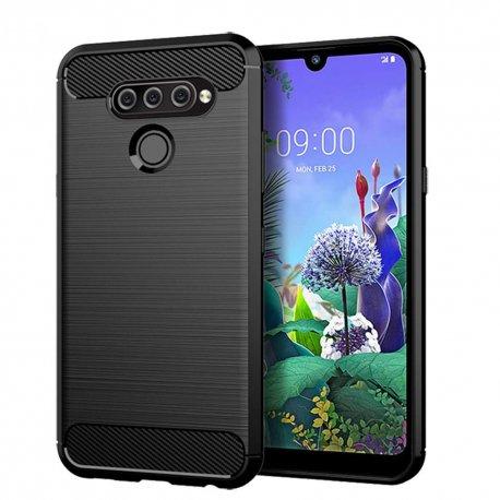 Etui "Carbon Case" za LG K50s, črna barva
