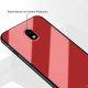 Glass Case za Xiaomi Redmi 8A, rdeča barva