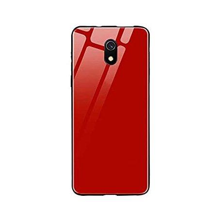 Glass Case za Xiaomi Redmi 8A, rdeča barva