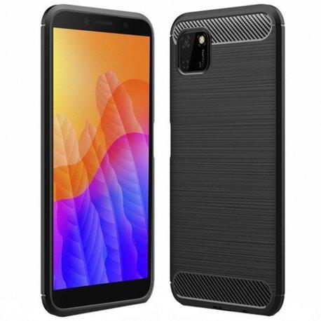 Etui "Carbon Case" za Huawei Y5p, črna barva