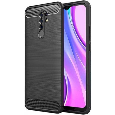 Etui "Carbon Case" za Xiaomi Redmi 9, črna barva
