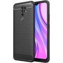 Etui "Carbon Case" za Xiaomi Redmi 9, črna barva
