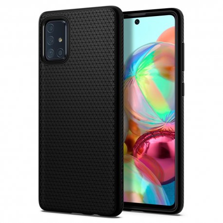 Spigen Liquid Air za Samsung Galaxy A71, črna barva