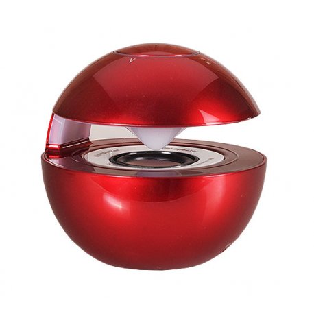 LED Ball Bluetooth zvočnik, rdeča barva