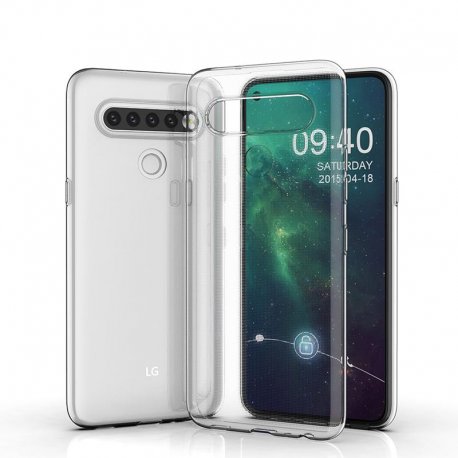 Silikonski etui za LG K61, 0,5mm, Prozorna barva