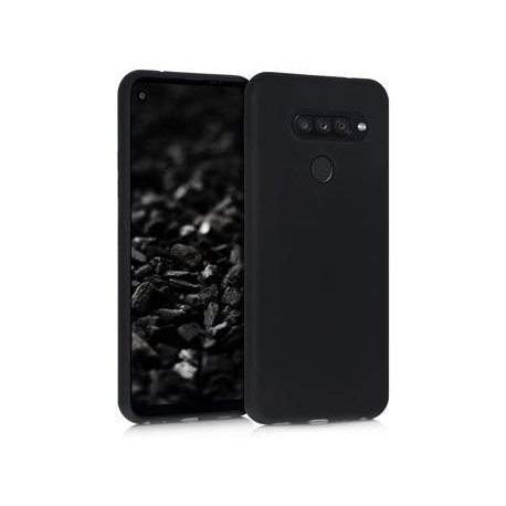 Silikonski etui za LG Q70,  črna barva