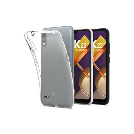 Silikonski etui za LG K22, 0,5mm, Prozorna barva