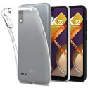 Silikonski etui za LG K22, 0,5mm, Prozorna barva