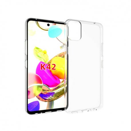 Silikonski etui za LG K42, 0,5mm, Prozorna barva