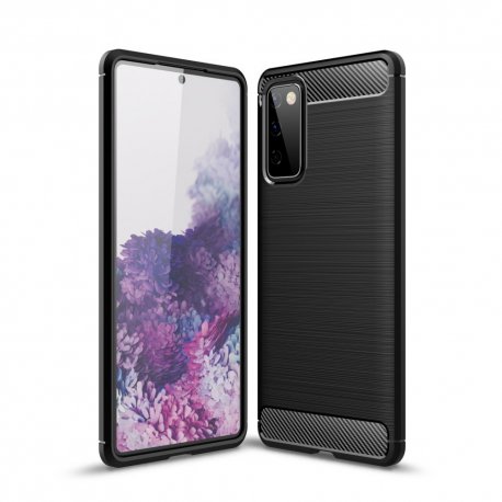 Etui "Carbon Case" za Samsung Galaxy S20 FE, črna barva