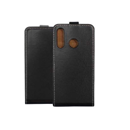 Preklopna torbica, etui "flexi" za Huawei P30 Lite, črna barva