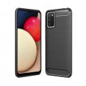Etui "Carbon Case" za Samsung Galaxy A02s, črna barva