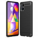Etui "Carbon Case" za Samsung Galaxy M31s, črna barva