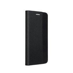 Preklopna torbica "Sensitive Book" za Samsung Galaxy A12, črna barva