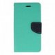 Preklopna torbica "Fancy" za Xiaomi Redmi Note 9 5g, mint barva