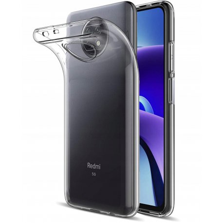 Silikonski etui za Xiaomi Redmi Note 9 5G, Prozorna barva