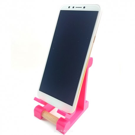 Univerzalni namizni podstavek za telefon, pink barva