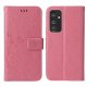 Preklopna Torbica Flowers za Samsung Galaxy A34 5G / A35 5G, light pink