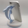 Namizno stojalo za telefon Delfin, svetlo modra barva