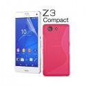 Silikon etui za Sony Xperia Z3 Compact, Pink barva