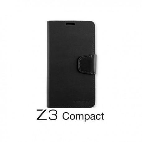 Preklopna Torbica za Sony Xperia Z3 Compact Črna barva