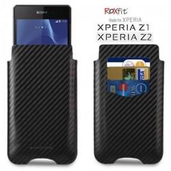 Torbica za Sony Xperia Z2 Slip Case Carbon Fibre. ,Carbon barva