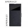 Torbica za Sony Xperia Z1 ,Preklopna Fresh Case,Črna barva