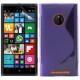 Silikon etui za Nokia Lumia 830,Vijola barva+Folija ekrana