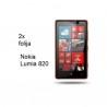 Zaščitna Folija ekrana za Nokia Lumia 820, paket 2 v 1