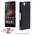 Etui za Sony Xperia Z Case-Mate Barely There Case Zadnji pokrovček, Črna barva