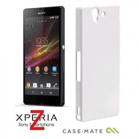Etui za Sony Xperia Z Case-Mate Barely There Case Zadnji pokrovček, Bela barva
