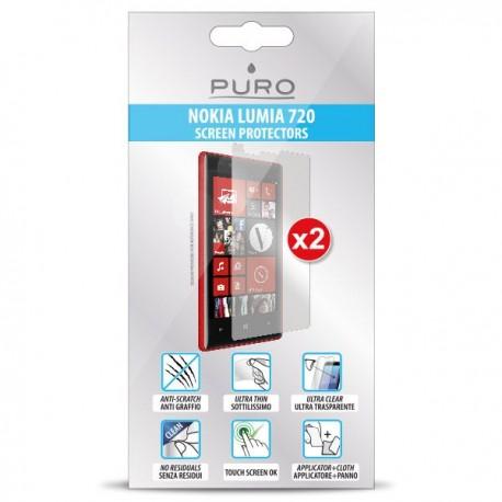 Zaščitna Folija ekrana za Nokia Lumia 720,paket 2 v 1