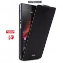 Torbica za Sony Xperia Z Flip eco-leather Preklopna črna