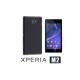 Etui za Sony Xperia M2 Zadnji pokrovček +Folija ekrana Črna barva