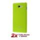 Silikon etui za Sony Xperia M2 + 2x Folija High-Quality ,Zelena barva