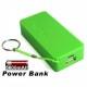 Prenosna Zunanja Baterija Power Bank 5600 mAh Univerzalna Zelena barva
