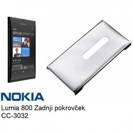 Etui za Nokia Lumia 800,srebrna barva,zadnji pokrovček,CC-3032