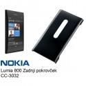 Etui za Nokia Lumia 800,črna barva,zadnji pokrovček,CC-3032