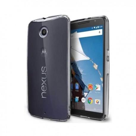 Silikon etui za Motorola Nexus 6 +Folija ekrana TPU 0,3mm Transparent barva