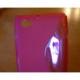 Silikon etui za Sony Xperia M,pink barva,motiv S+folija ekrana