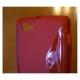 Silikon etui za Sony Xperia M,rdeča barva,motiv S+folija ekrana