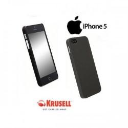 Etui za Apple iPhone 5/5S Zadnji pokrovček Krusell ColorCover, črna barva