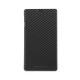 Torbica za Sony Xperia T3,preklopna,karbon črna barva,Roxfit