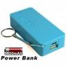 Prenosna Zunanja Baterija Power Bank 5600 mAh Univerzalna Modra barva