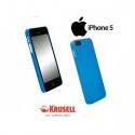 Etui za Apple iPhone 5/5S Zadnji pokrovček Krusell ColorCover, modra barva