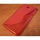 Silikon etui za Sony Xperia T,rdeča barva,motiv S+folija ekrana