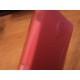 Silikon etui za Sony Xperia T,rdeča barva,motiv S+folija ekrana