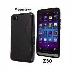 Silikon etui za Blackberry Z30 Črna barva