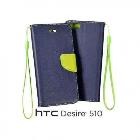 Preklopna Torbica za HTC Desire 510 Modra barva