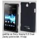 Etui za Sony Xperia E,E Dual,zadnji pokrovček,črna barva+folija ekrana,Jekod